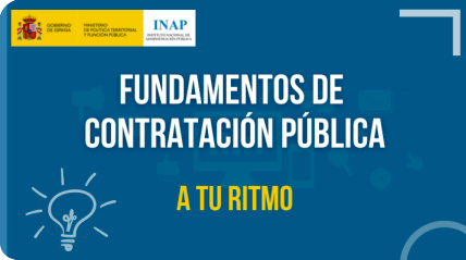 Enlace a la automatriculación del curso sobre 'Fundamentos de la contratación pública'